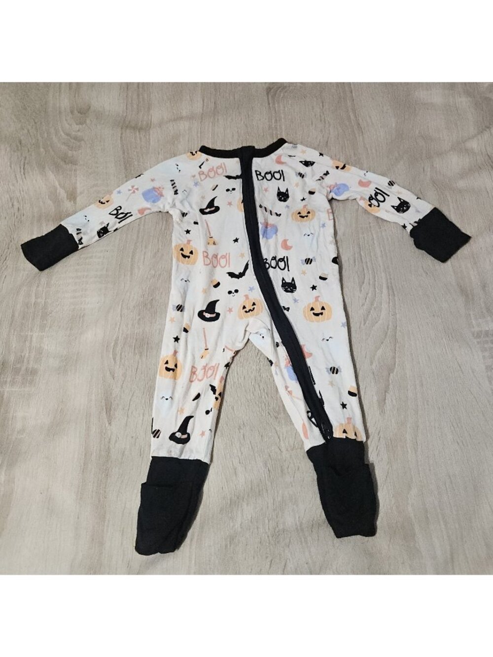 Emerson And Friends Bamboo Pj Pajamas Size 0-3 Months Halloween Girls